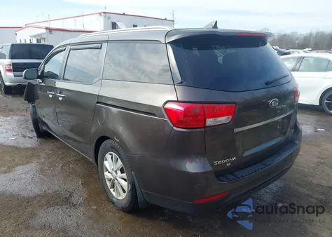 2015 Kia Sedona Lx z USA, uszkodzony, nr VIN KNDMB5C1XF6073217
